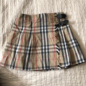 Girls BURBERRY fringe skirt